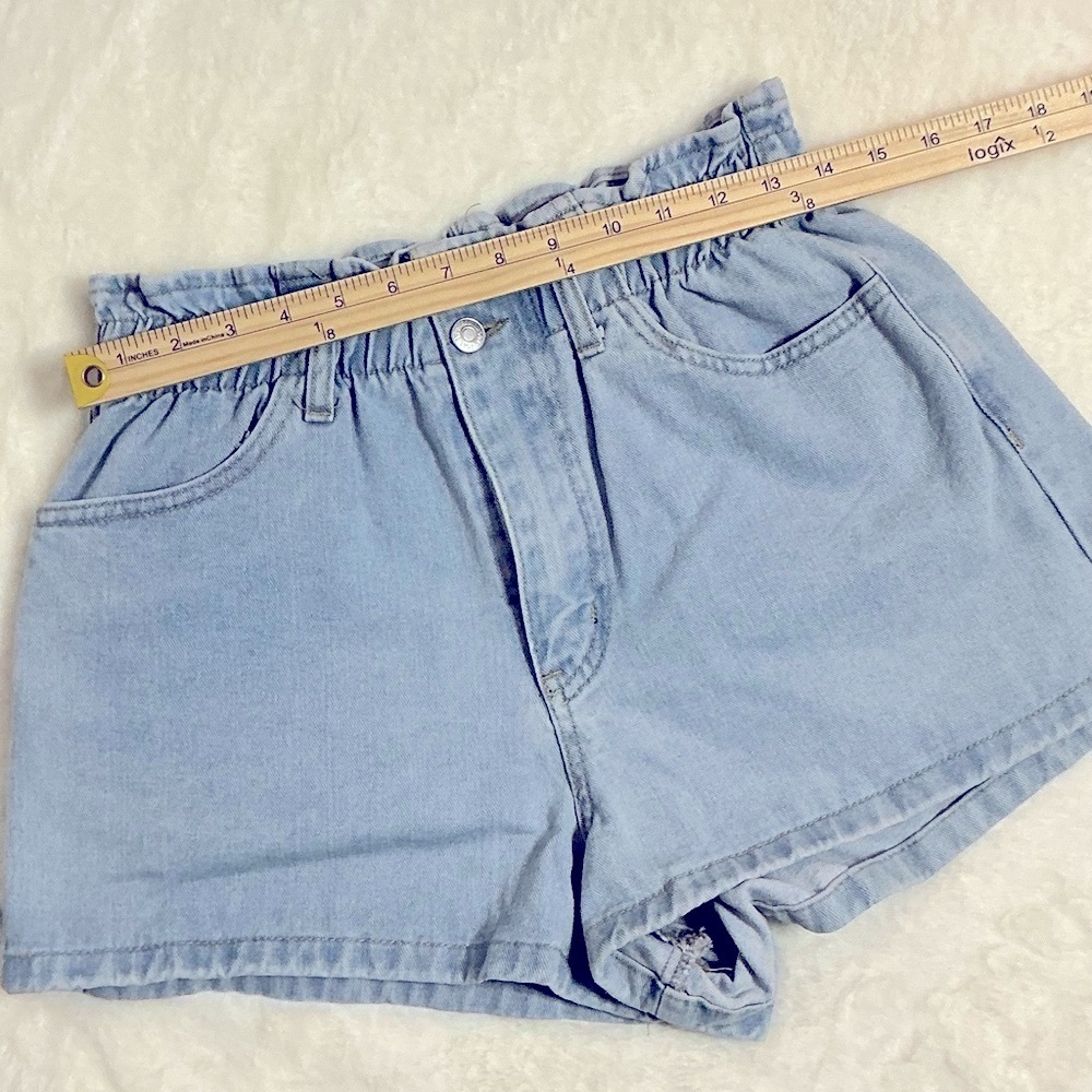 Forever 21 Blue High Waist Denim Shorts - Picture 7 of 9